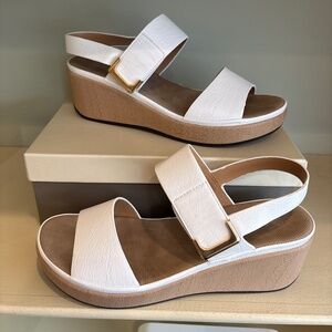 Patrizia spelta white wedge